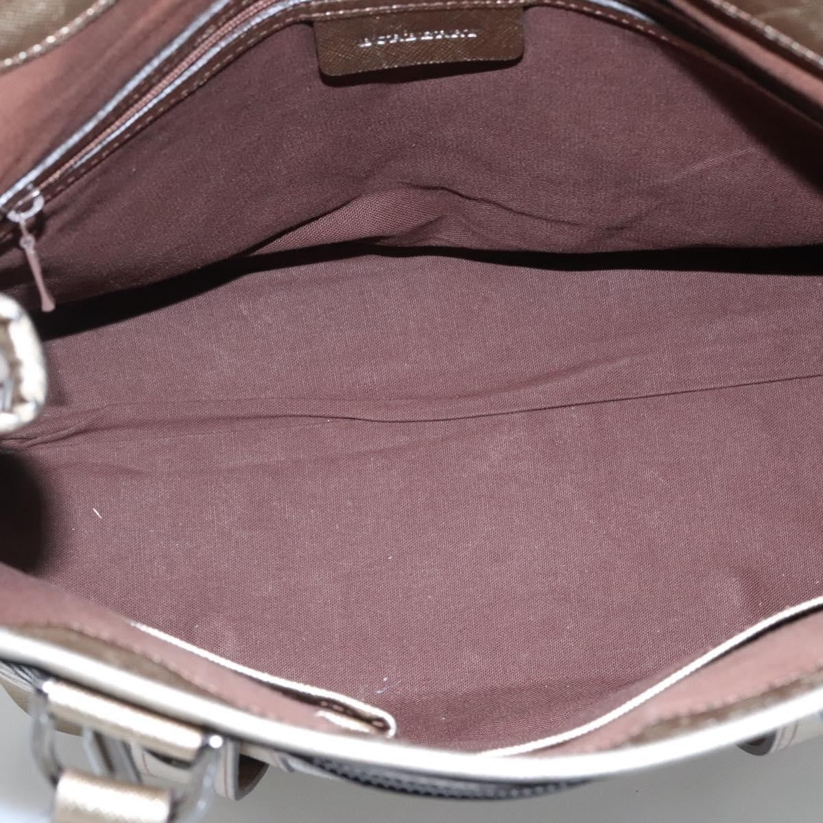 Burberry Nova Check Tote Canvas And Leather Beige Canvas Tote Bag Bag (Pre-Owned)