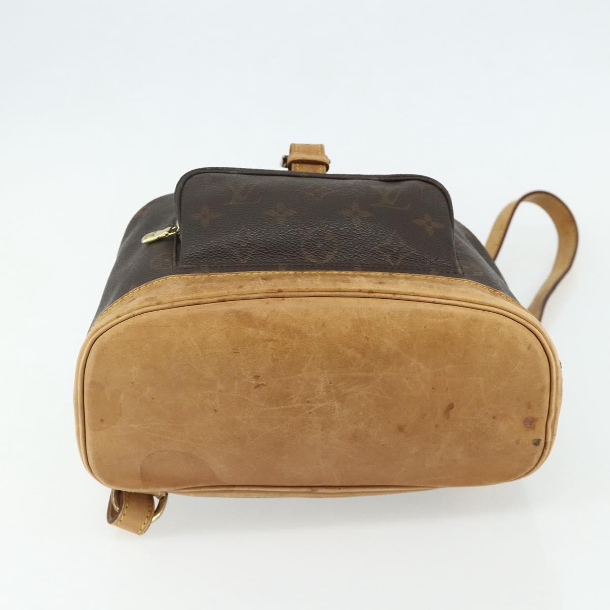 Louis Vuitton Vintage Montsouris Monogram Canvas Brown Canvas Backpack Bag (Pre-Owned)