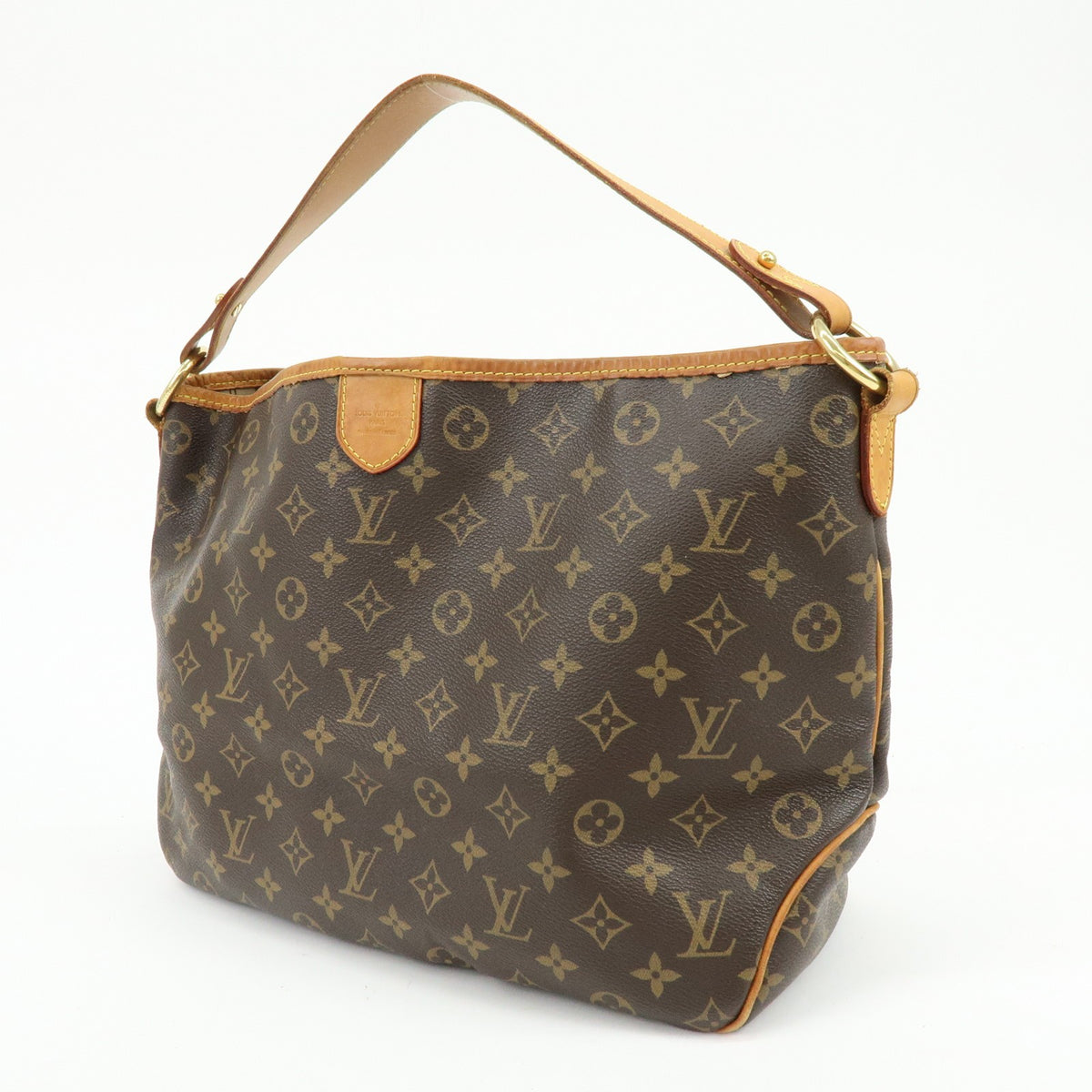 Louis Vuitton Delightful Monogram Canvas Brown Canvas Handbag (Pre-Owned)