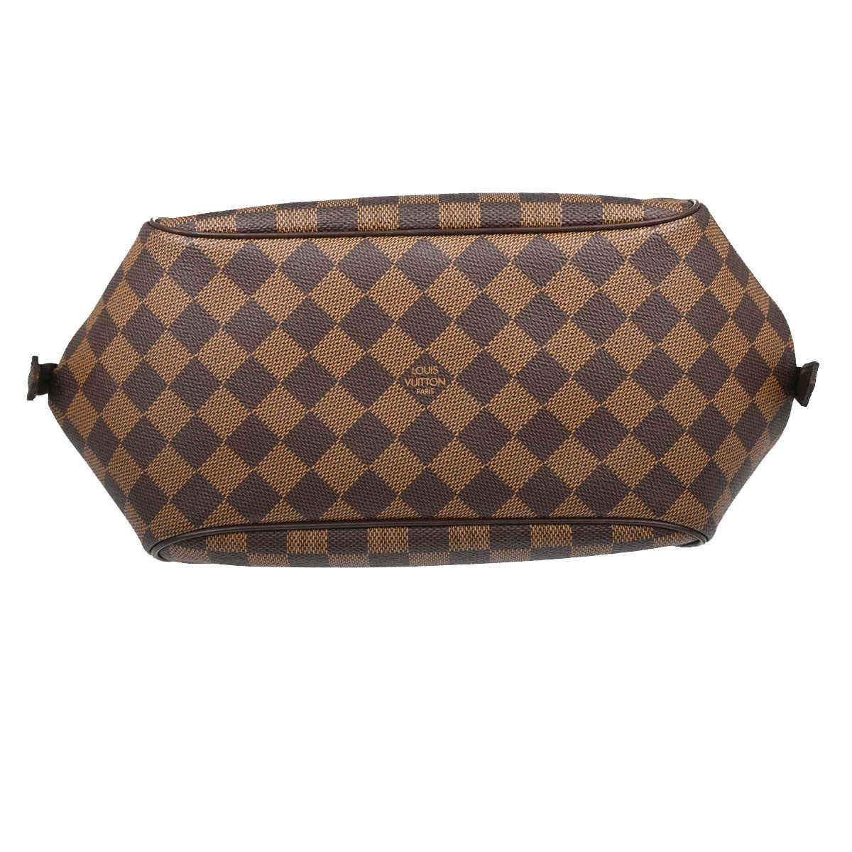 Louis Vuitton Belem Damier Ebene Brown Canvas Shoulder Bag Bag (Pre-Owned)