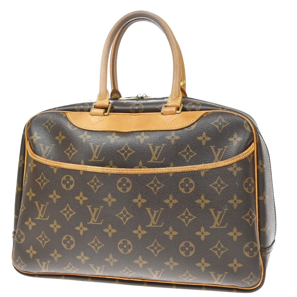 Louis Vuitton Trouville Monogram Canvas Brown Canvas Handbag (Pre-Owned)