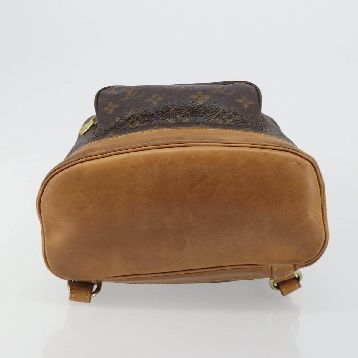 Louis Vuitton Vintage Montsouris Monogram Canvas Brown Canvas Backpack Bag (Pre-Owned)