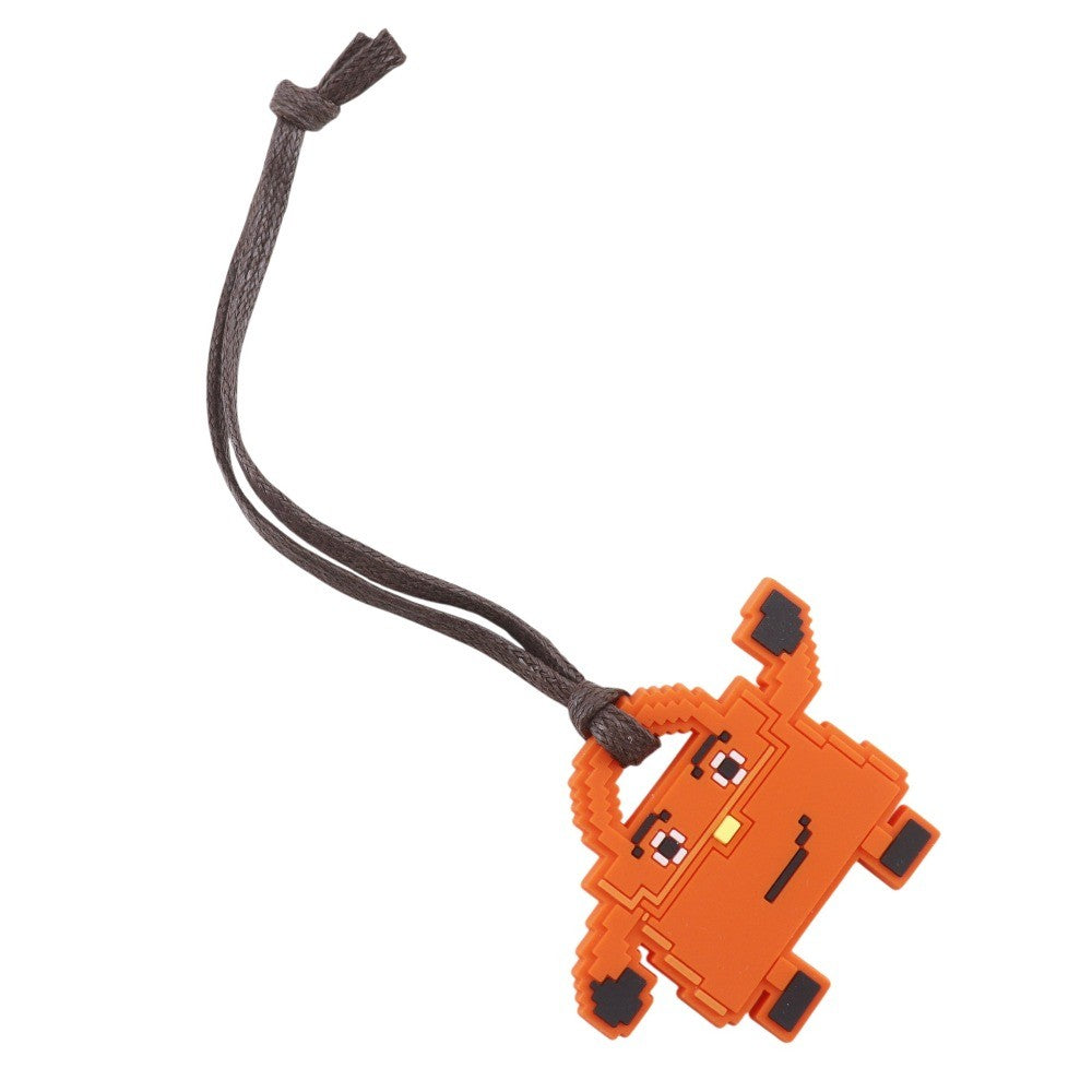 Hermes Kelly Dole Bag Charm Rubber Orange Rubber Charms And Keychains Accessory (Pre-Owned)