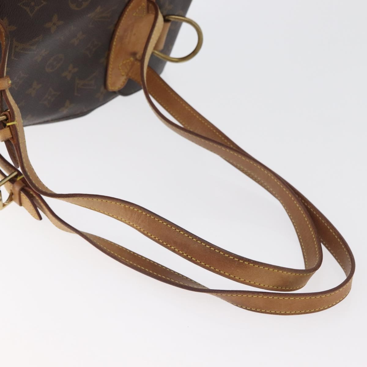 Louis Vuitton Vintage Montsouris Monogram Canvas Brown Canvas Backpack Bag (Pre-Owned)