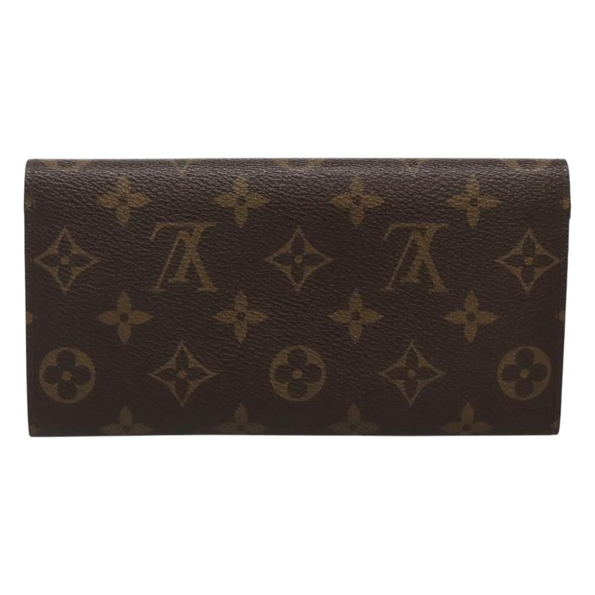 Louis Vuitton Emilie Monogram Canvas Red Canvas Wallets Accessory (Pre-Owned)