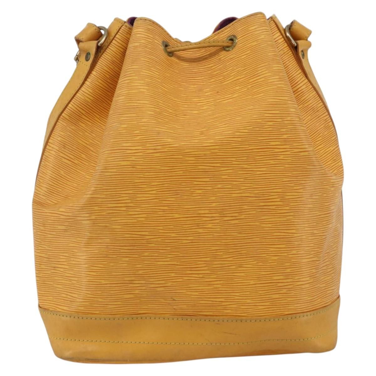 Louis Vuitton Noe Epi Leather Yellow Leather Shoulder Bag Bag (Pre-Owned)
