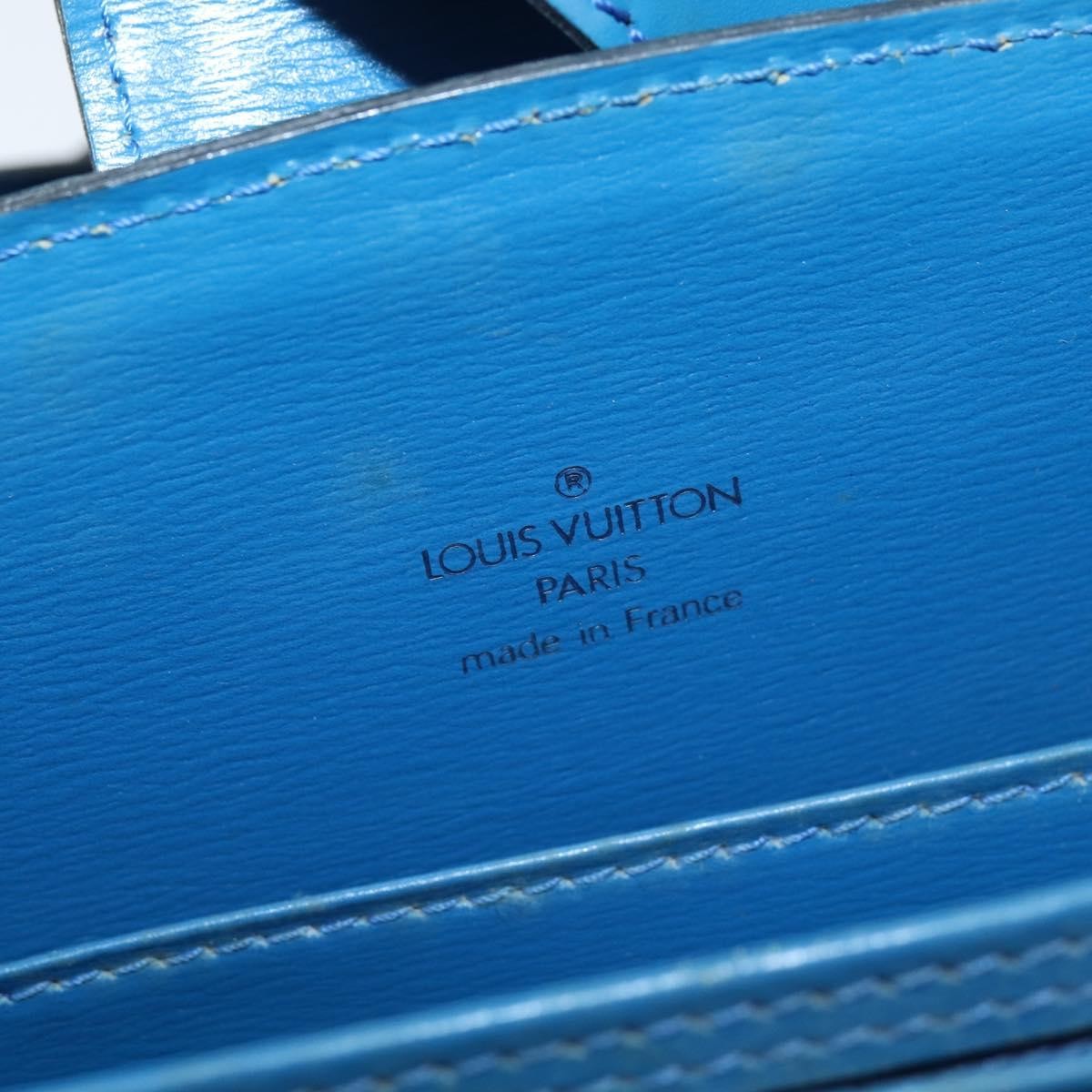 Louis Vuitton Capucines Epi Leather Blue Leather Shoulder Bag Bag (Pre-Owned)
