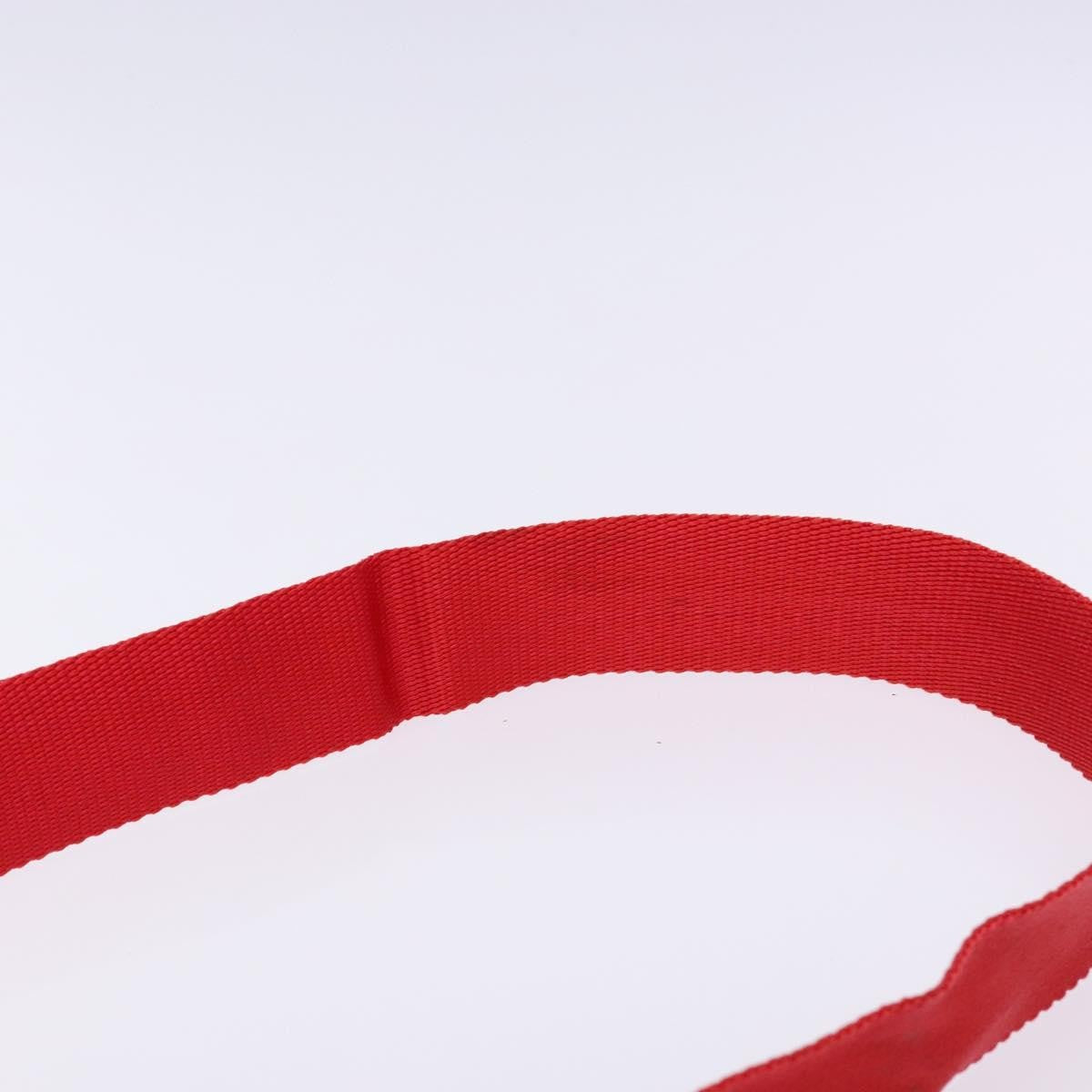 Prada Flat Messenger Tessuto Red Nylon Bag (Pre-Owned)
