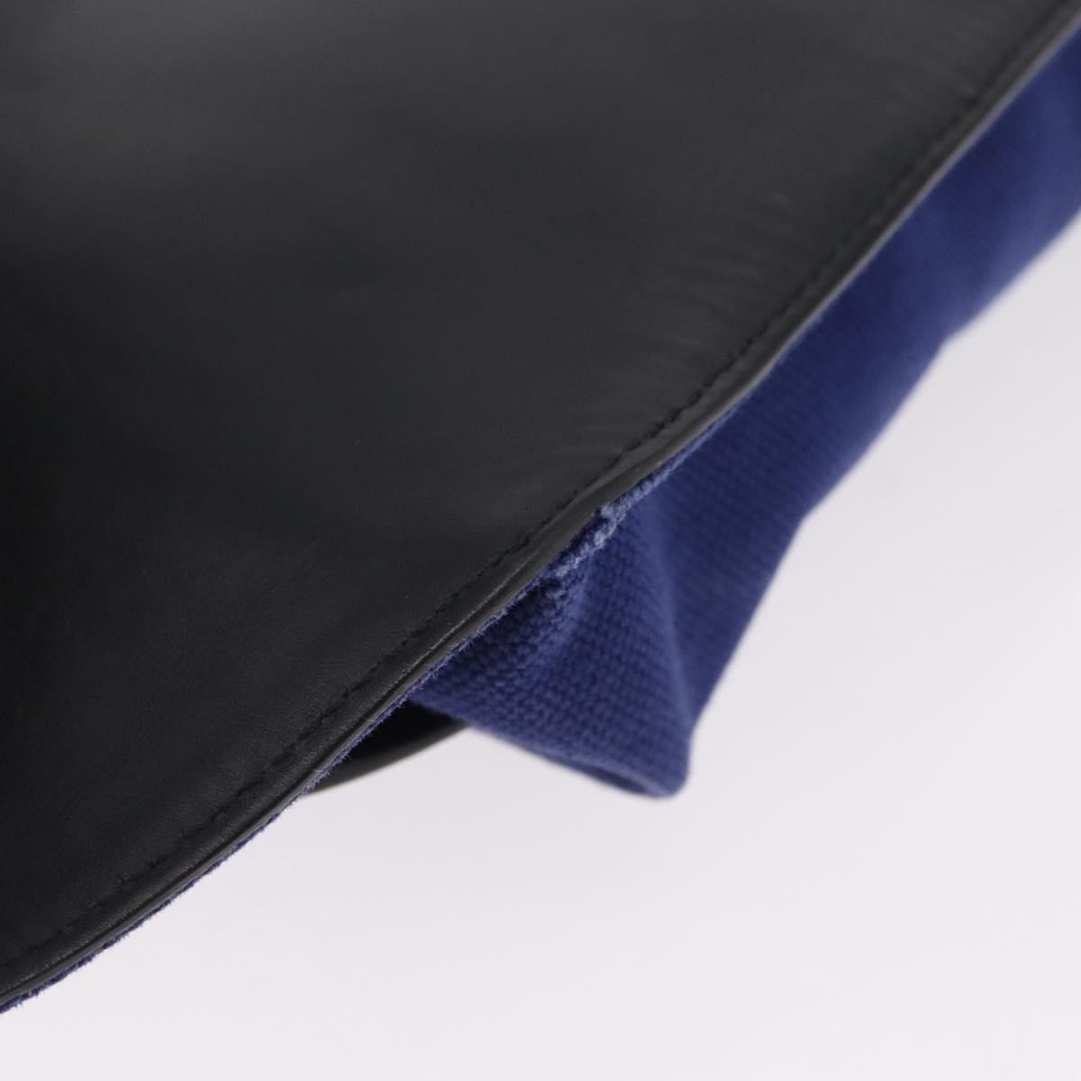 Balenciaga Navy Neo Lift Waist Canvas And Leather Blue Canvas Handbag (Pre-Owned)