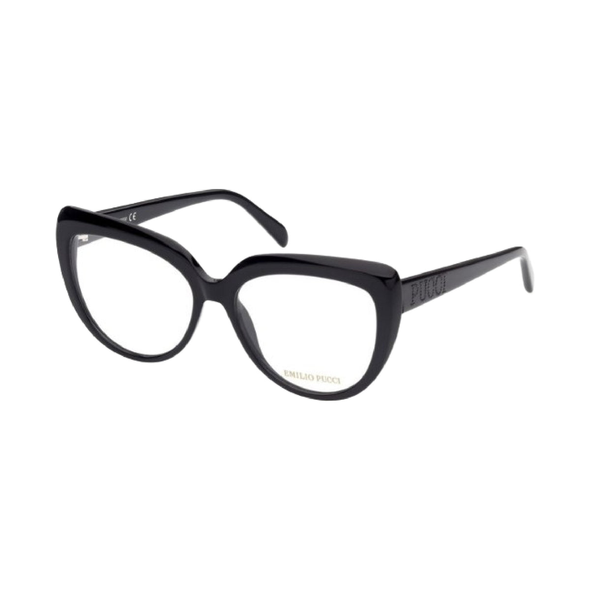 Emilio Pucci Black Cat Eye Optical Frames (Pre-Owned)