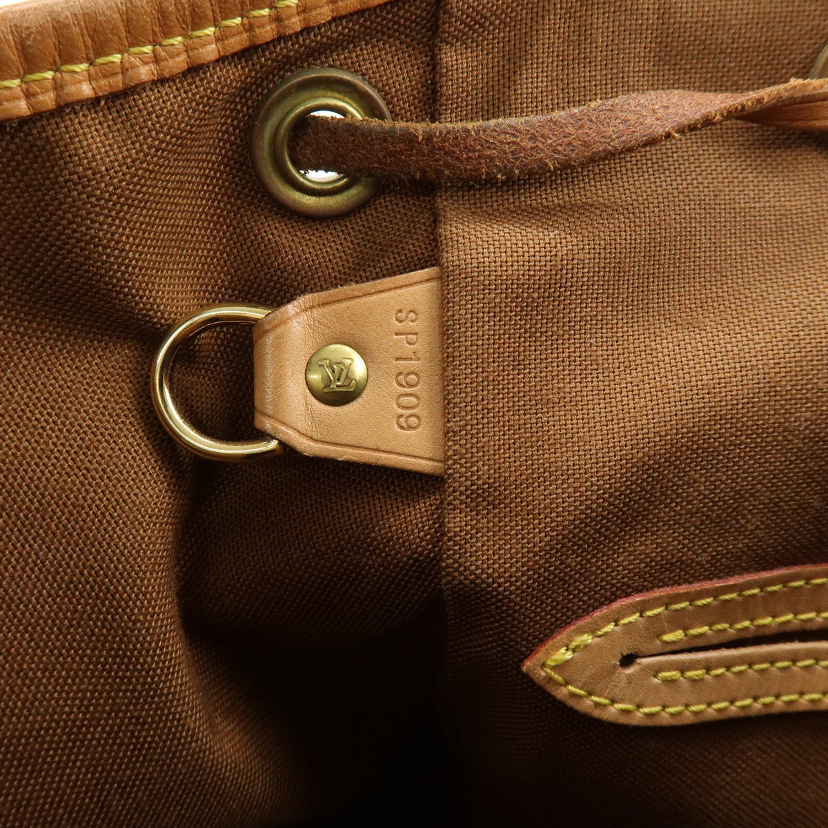 Louis Vuitton Vintage Montsouris Monogram Canvas Brown Canvas Backpack Bag (Pre-Owned)