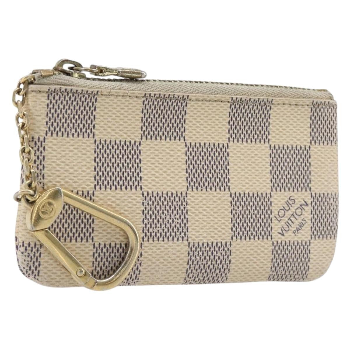Louis Vuitton Pochette Clés Nm Damier Canvas Beige Canvas Wallets Accessory (Pre-Owned)