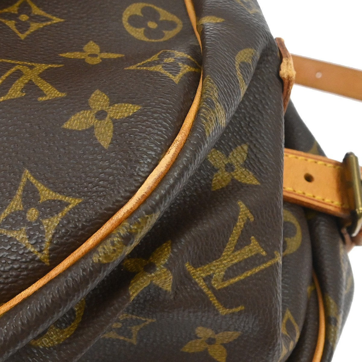 Louis Vuitton Saumur Monogram Canvas Brown Canvas Shoulder Bag Bag (Pre-Owned)