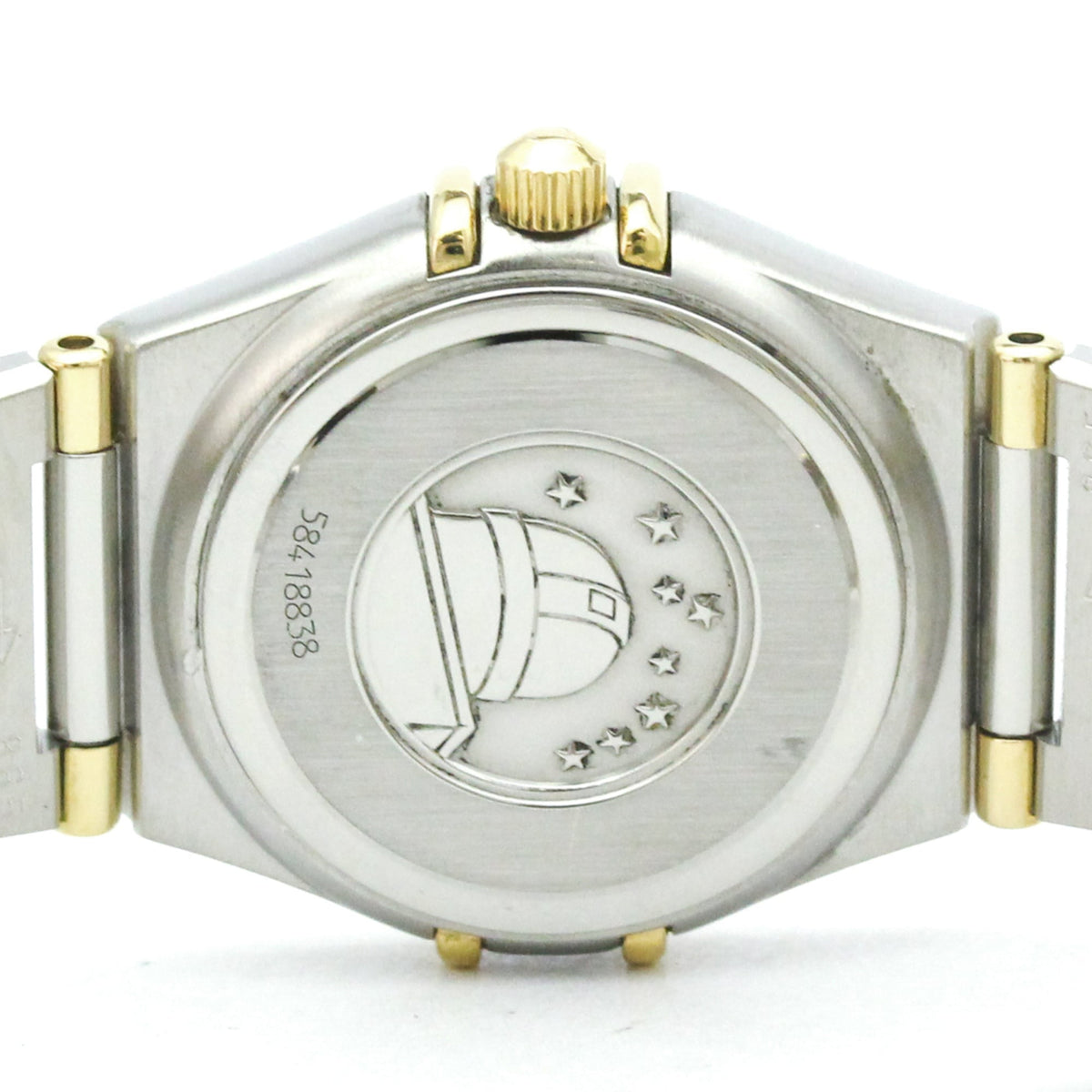 Omega Constellation Quartz Stainless Steel And Yellow Gold Watch (Pre-Owned)