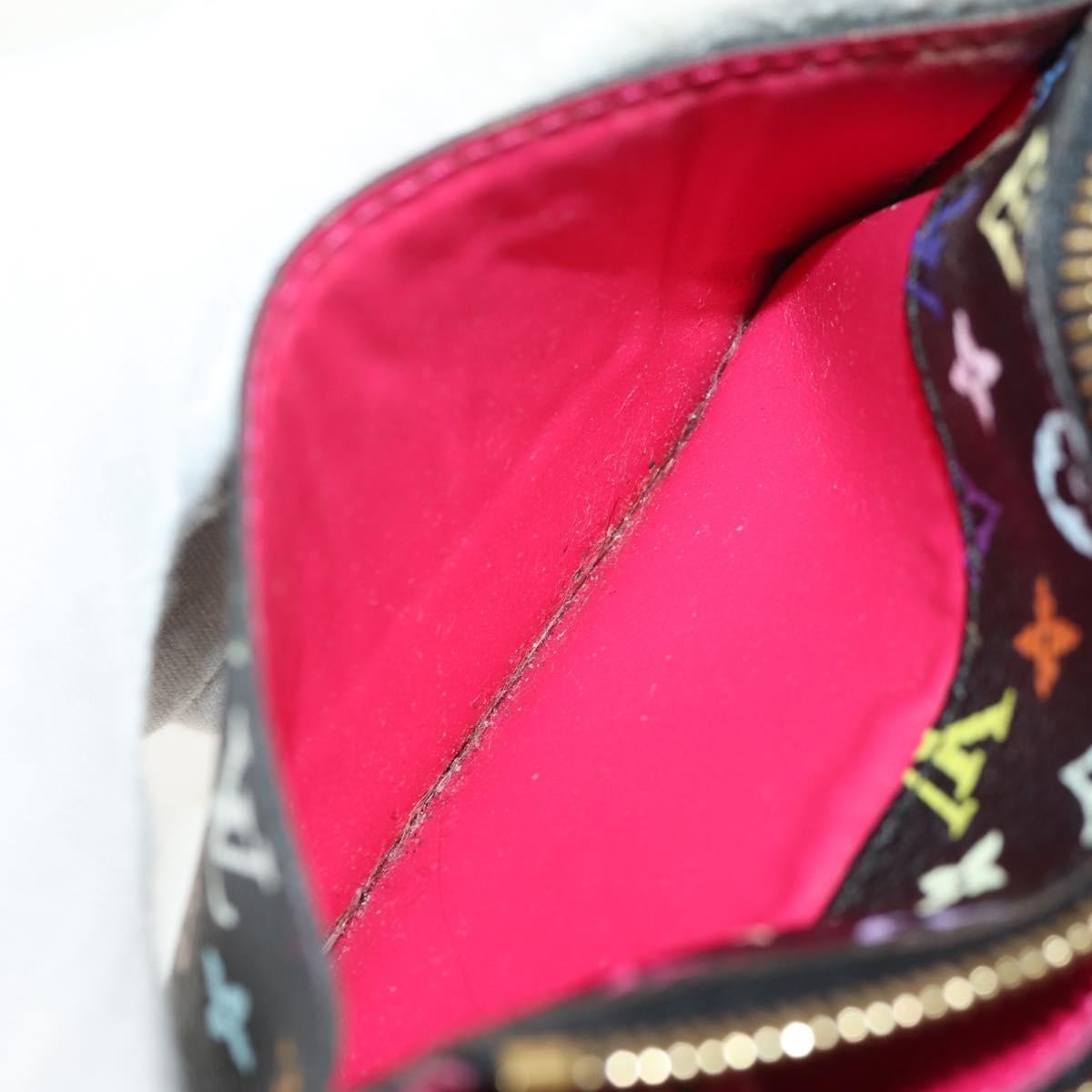 Louis Vuitton Pochette Clés Nm Monogram Multicolor Canvas Black Canvas Wallets Accessory (Pre-Owned)