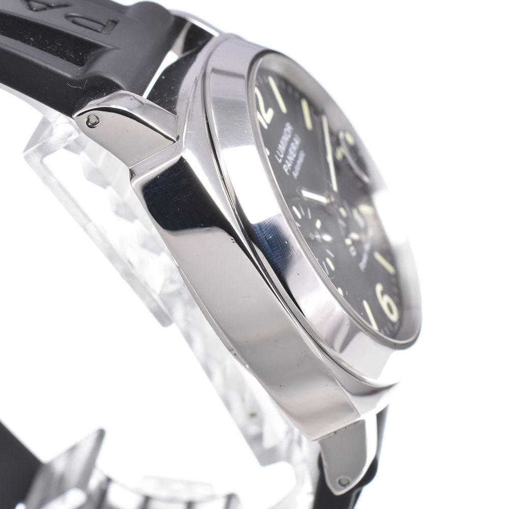 Panerai Luminor Power Reserve Automatic Stainless Steel And Rubber Watch (Pre-Owned)
