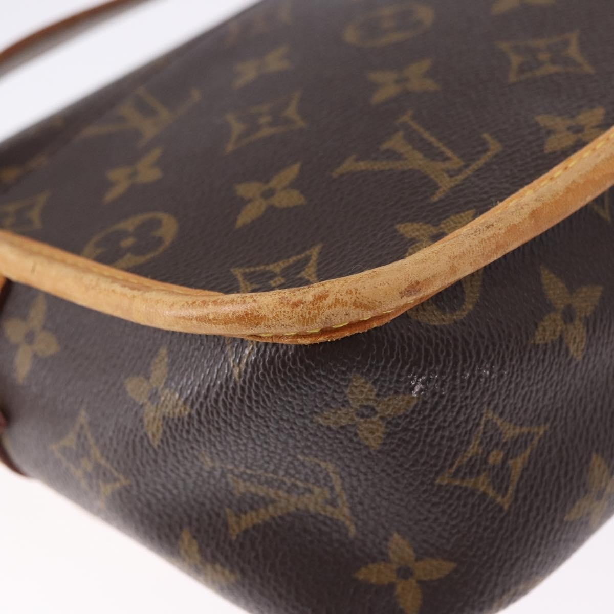 Louis Vuitton Sologne Monogram Brown Canvas Shoulder Bag Bag (Pre-Owned)