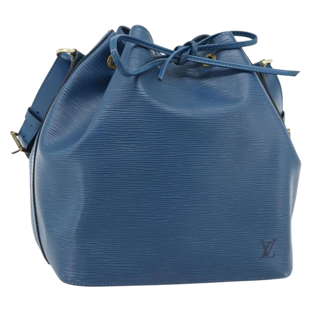 Louis Vuitton Noe Epi Leather Blue Leather Shoulder Bag Bag (Pre-Owned)