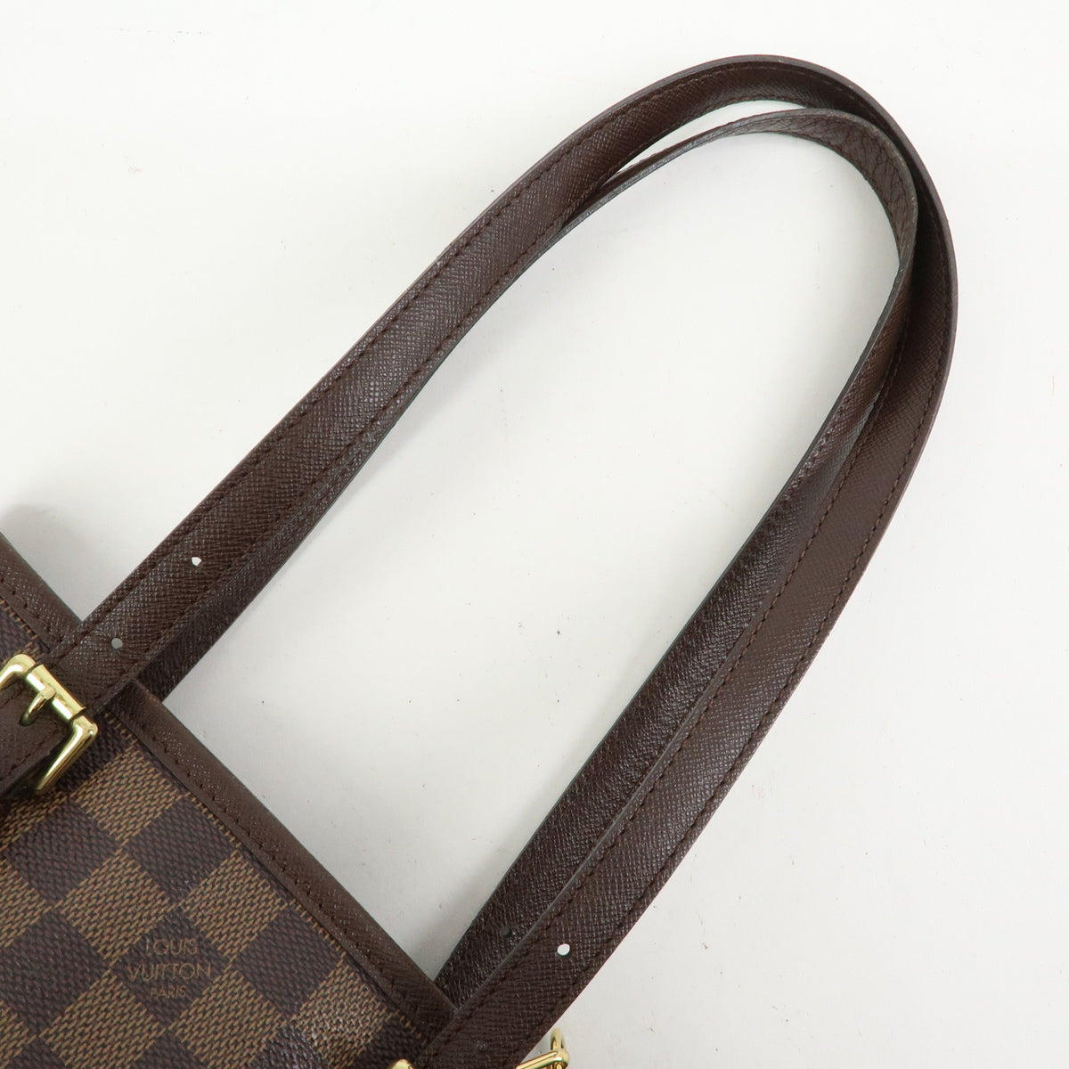 Louis Vuitton Marais Bucket Damier Brown Canvas Handbag (Pre-Owned)