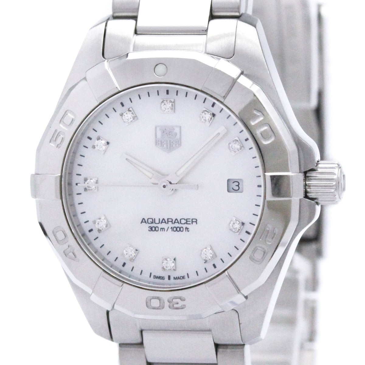 Tag Heuer Aquaracer Quartz Stainless Steel Watch (Pre-Owned)