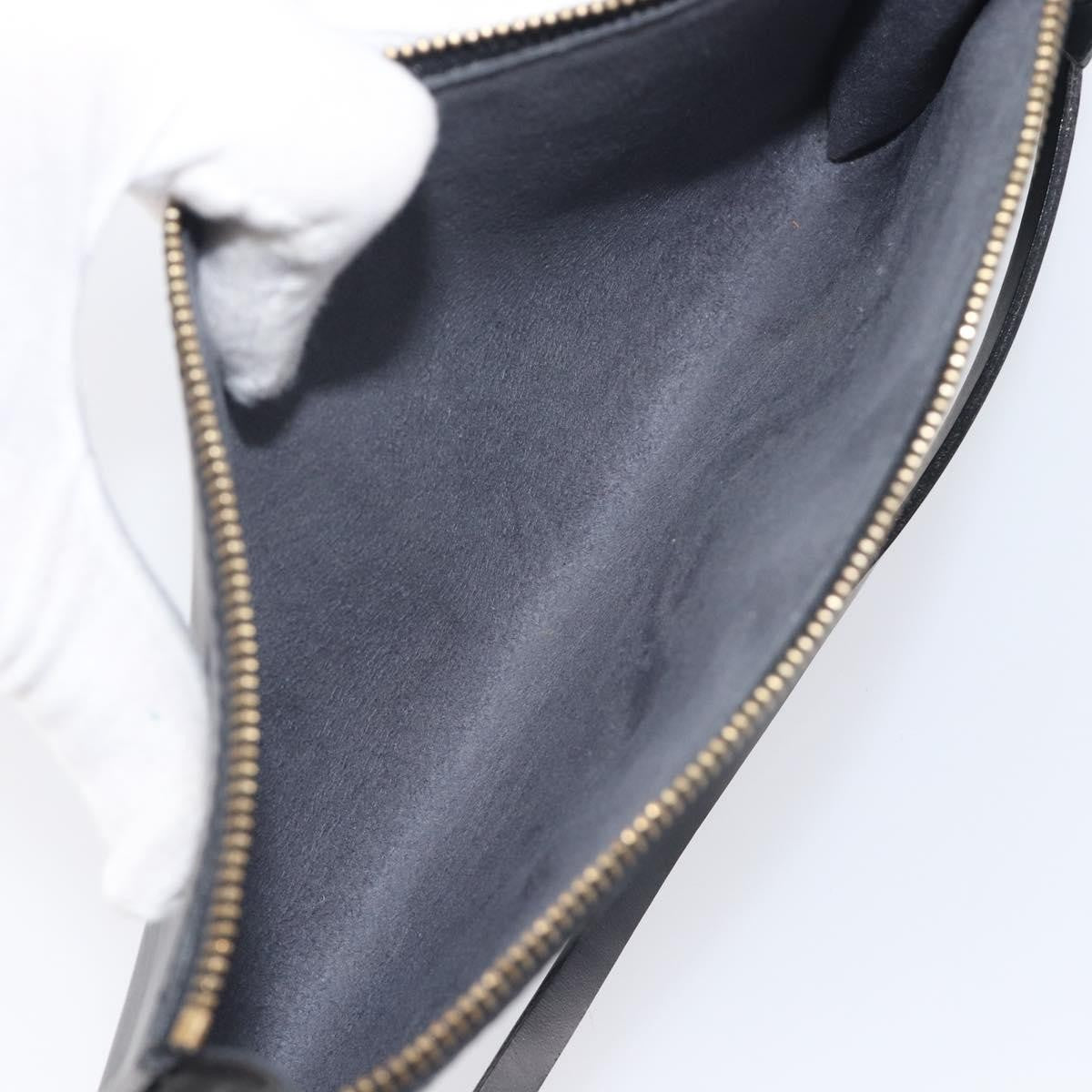 Louis Vuitton Pochette Accessoires Epi Leather Black Leather Clutche & Pouche Bag (Pre-Owned)