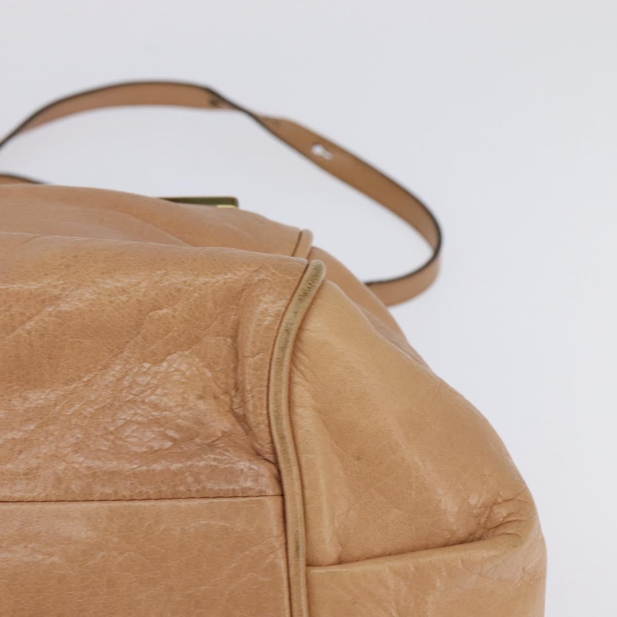 Chloe Ethel Leather Beige Leather Handbag (Pre-Owned)