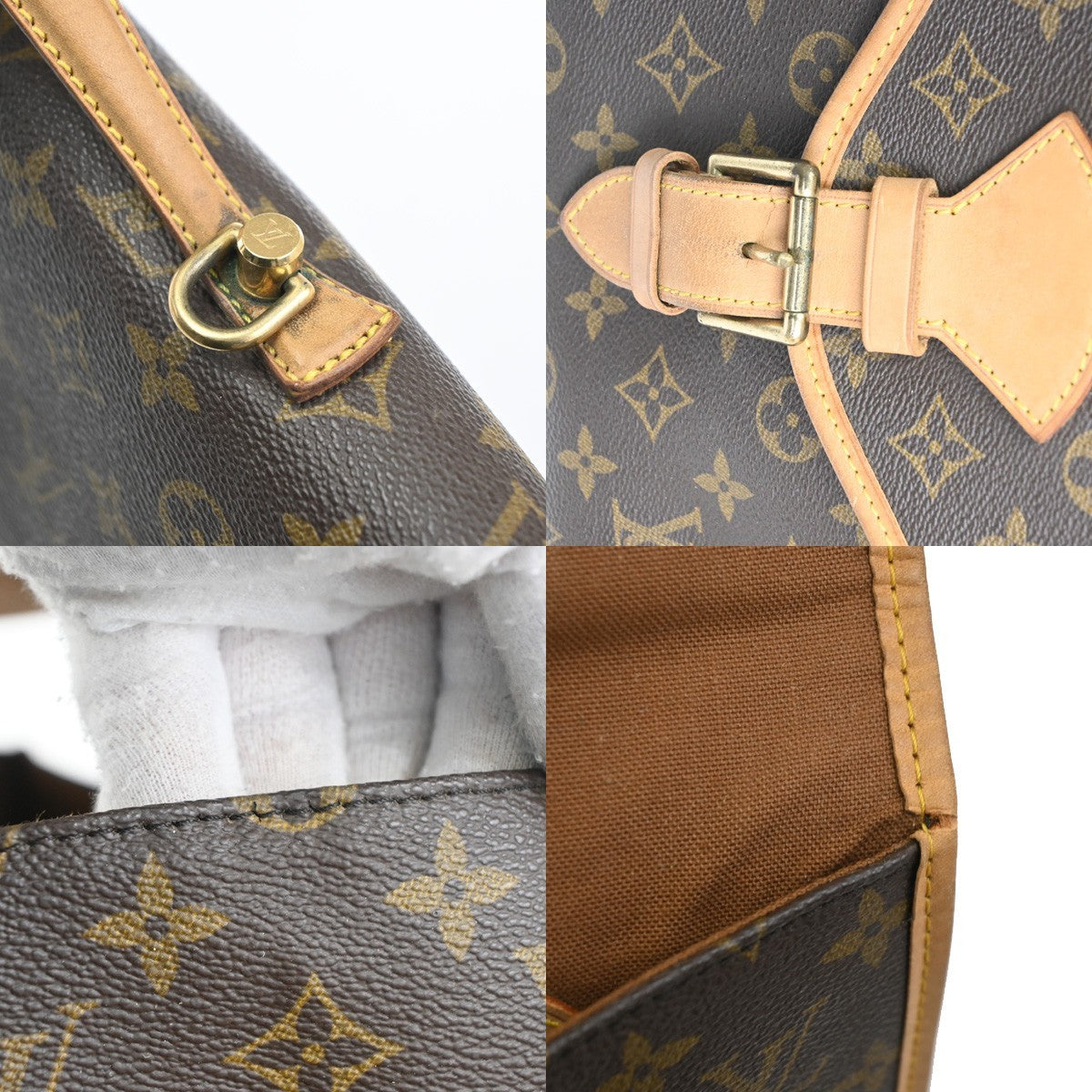 Louis Vuitton Beverly Monogram Canvas Brown Canvas Briefcase Bag (Pre-Owned)