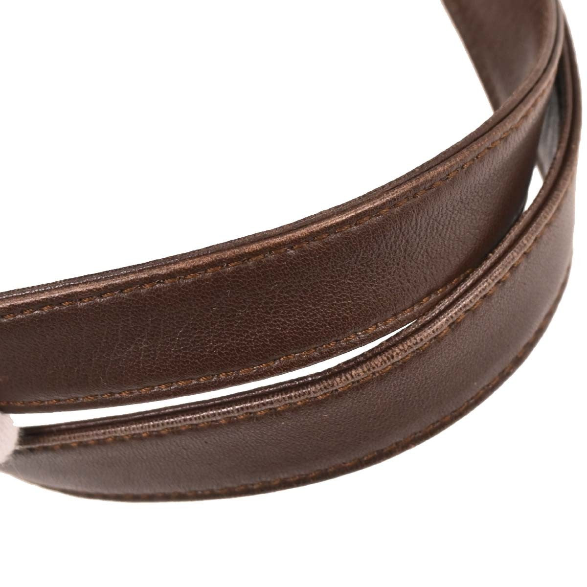 Loewe Anagram Leather Brown Leather Handbag (Pre-Owned)