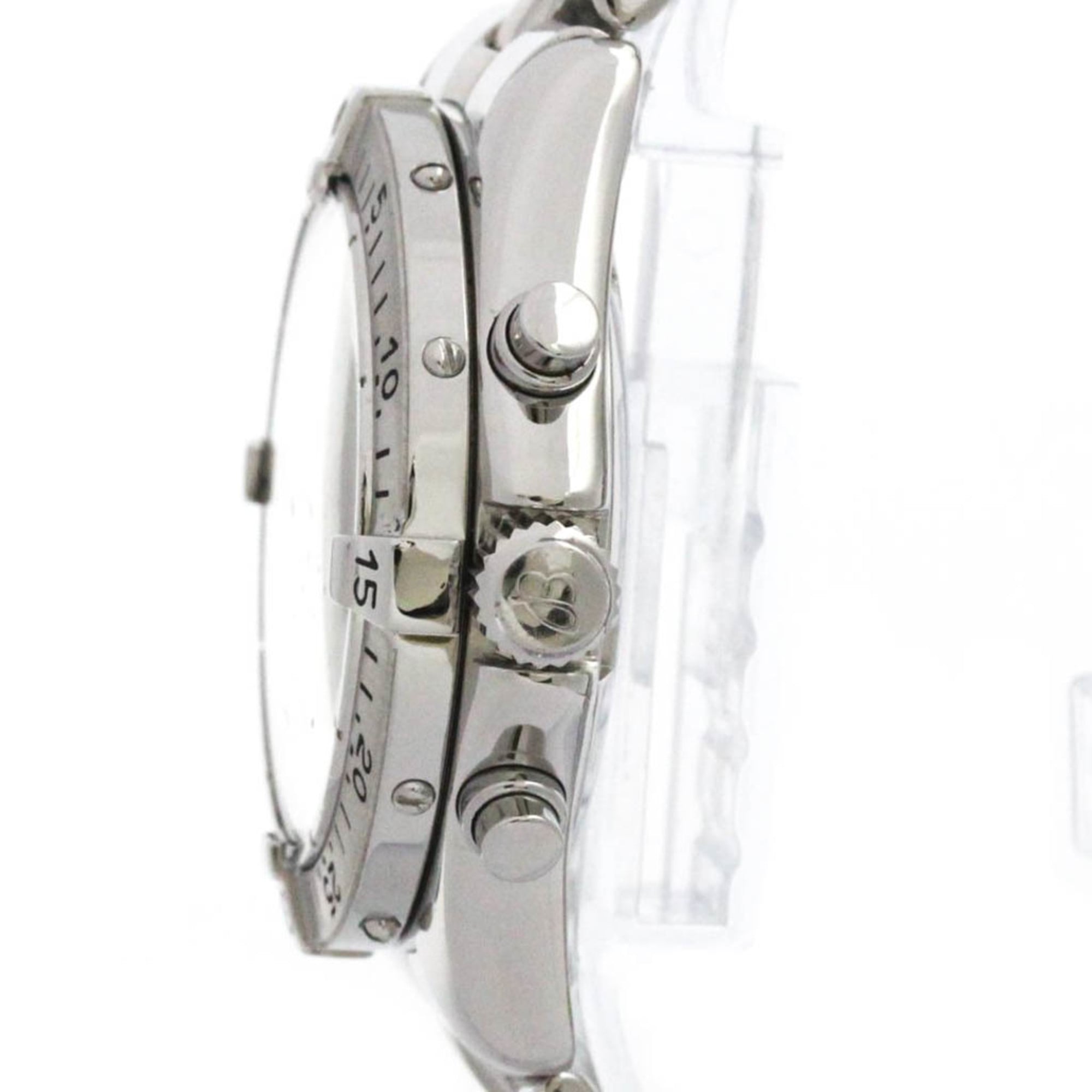 Breitling Transocean Chronograph Stainless Steel Watch (Pre-Owned)