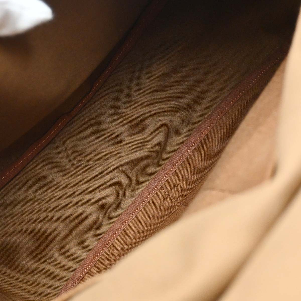 Louis Vuitton Saumur Monogram Canvas Brown Canvas Handbag (Pre-Owned)