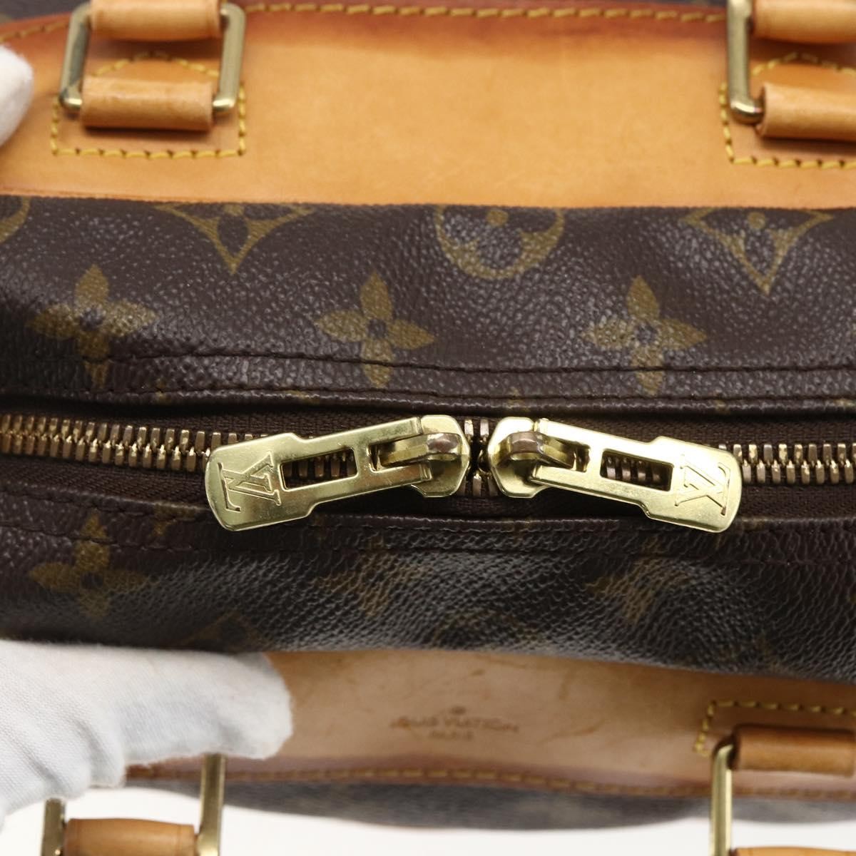 Louis Vuitton Deauville Monogram Canvas Brown Canvas Handbag (Pre-Owned)