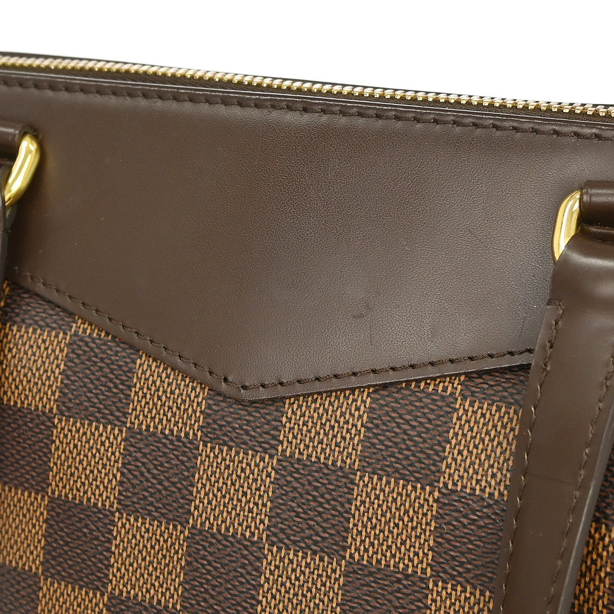 Louis Vuitton Westminster Damier Ebene Brown Canvas Tote Bag Bag (Pre-Owned)