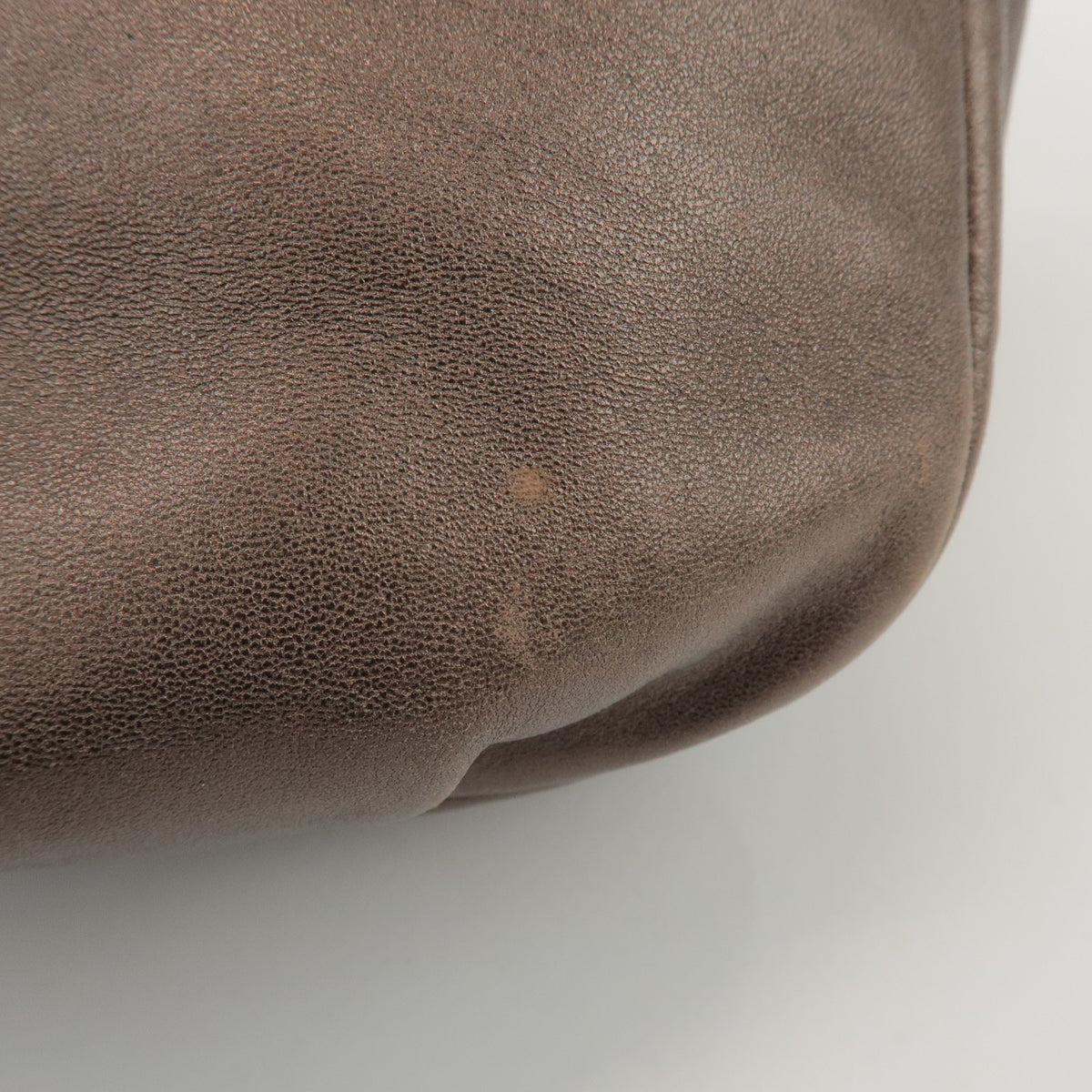 Loewe Anagram Leather Brown Leather Tote Bag Bag (Pre-Owned)