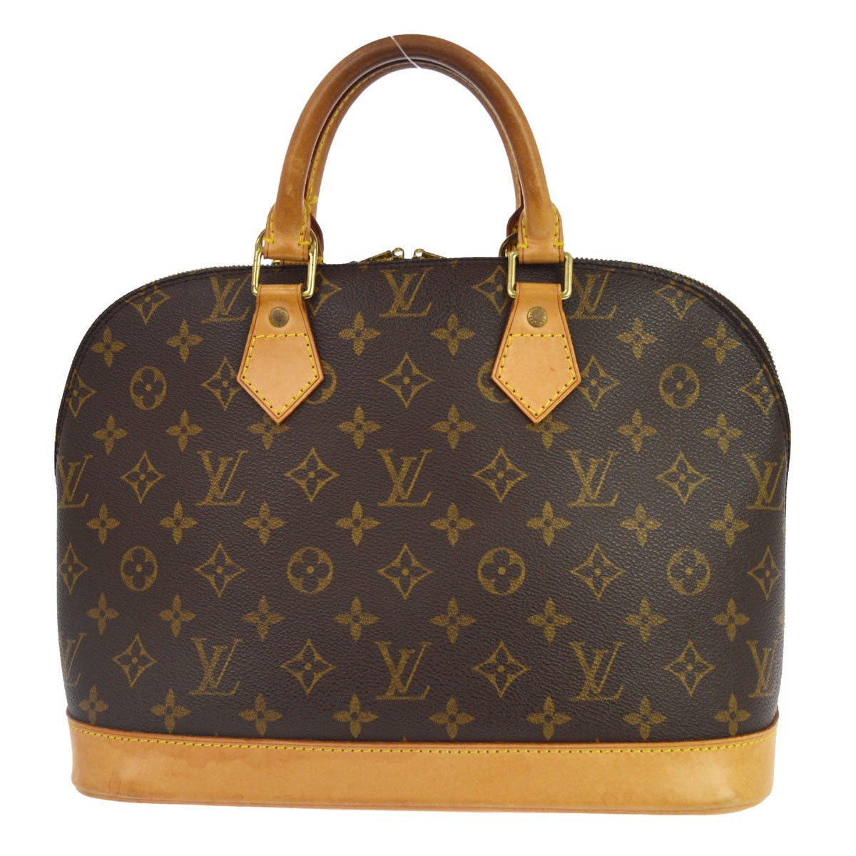 Louis Vuitton Alma Monogram Canvas Brown Canvas Handbag (Pre-Owned)