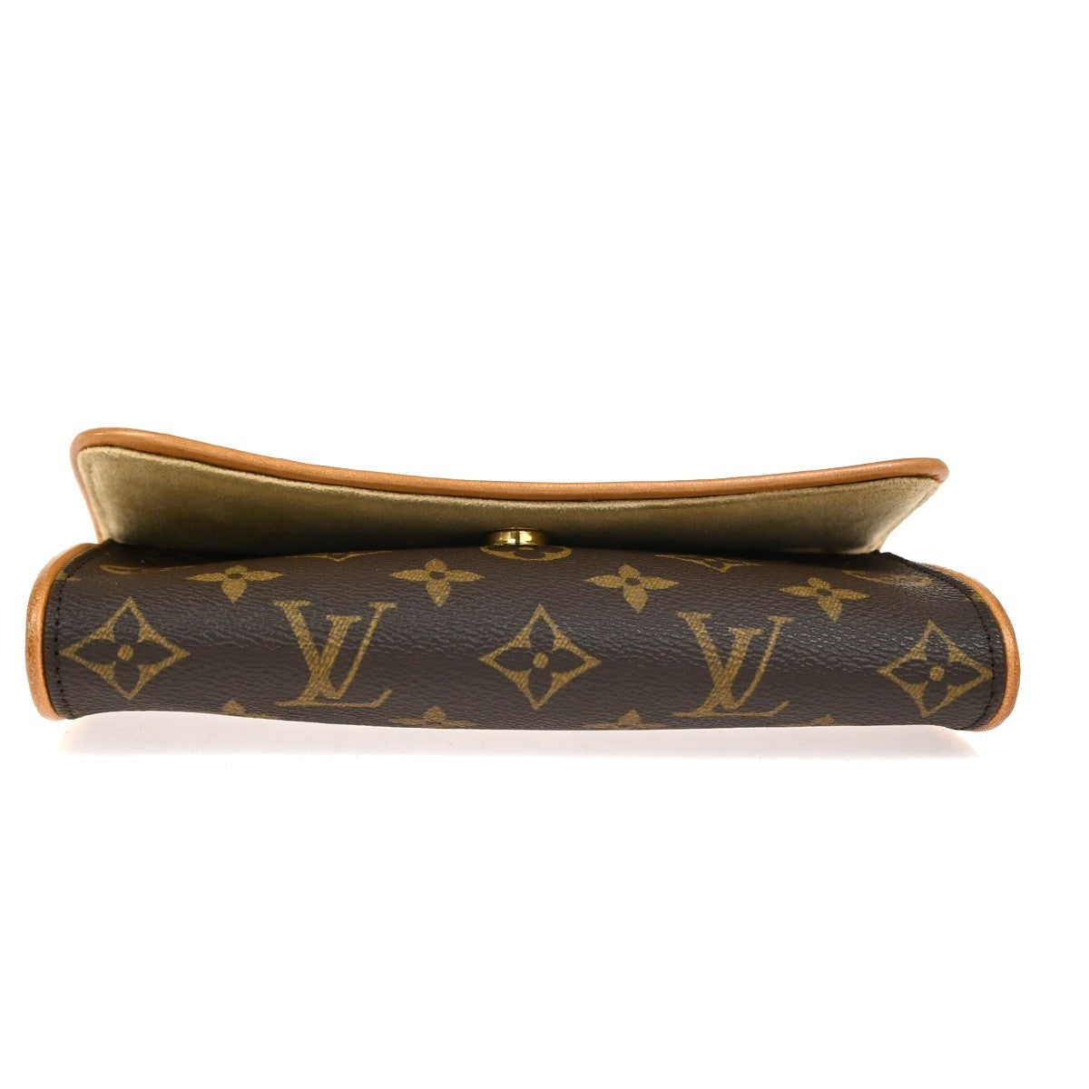 Louis Vuitton Twin Monogram Canvas Brown Canvas Clutche & Pouche Bag (Pre-Owned)