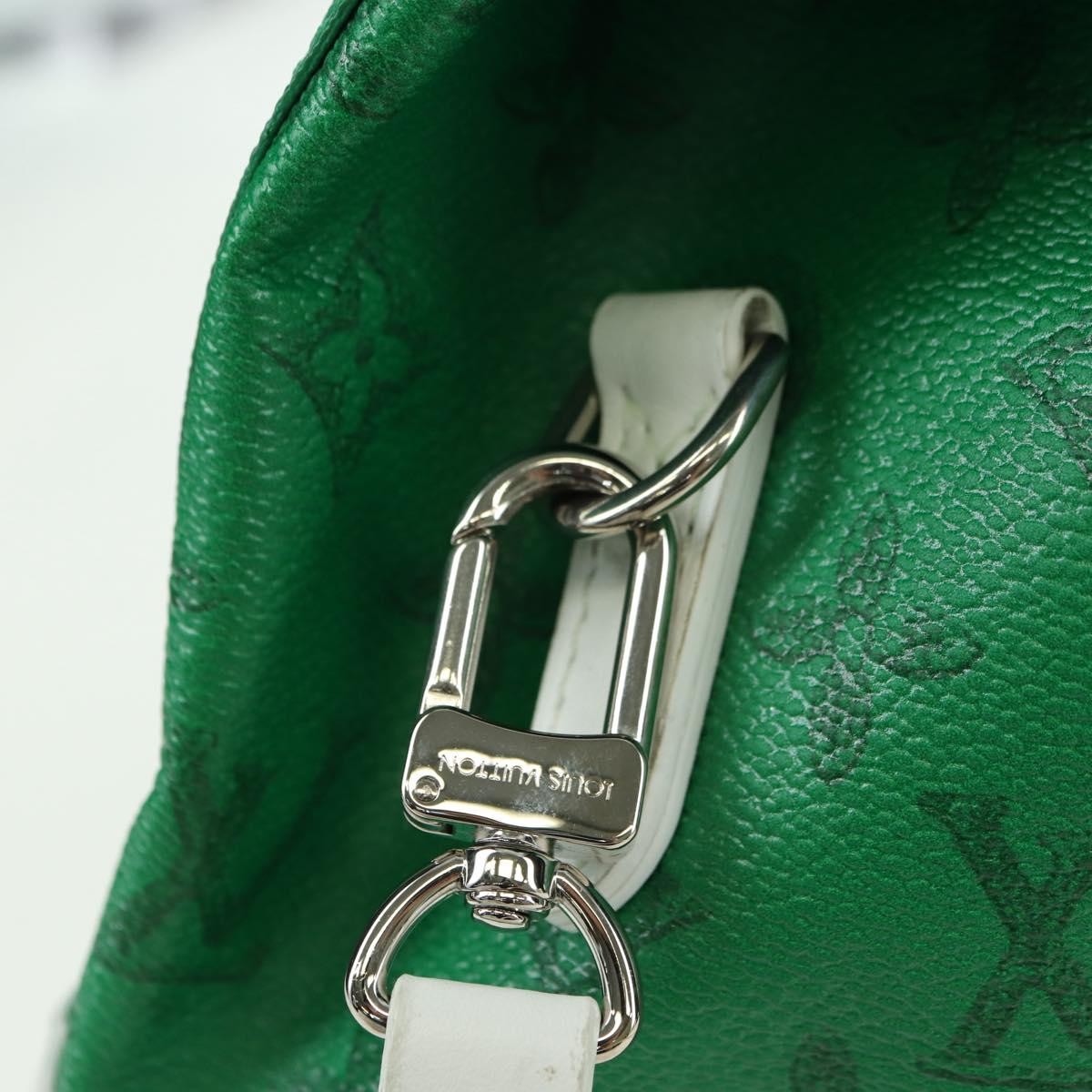 Louis Vuitton Litter Everyday Signature Vintage Monogram Canvas Green Canvas Handbag (Pre-Owned)