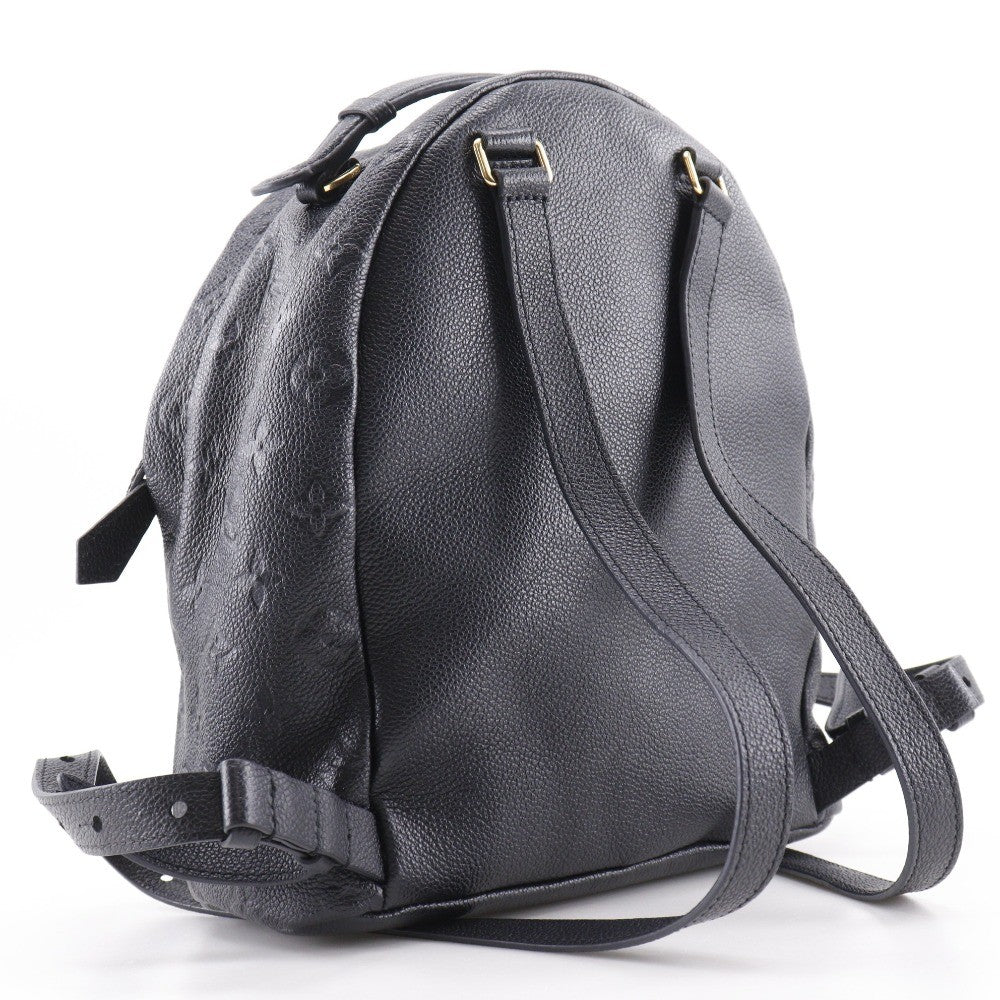 Louis Vuitton Sorbonne Monogram Empreinte Leather Black Leather Backpack Bag (Pre-Owned)