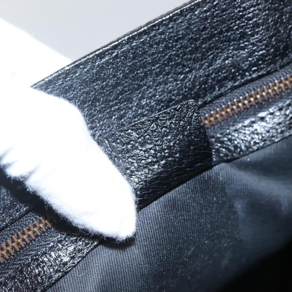 Gucci Nailhead Tote Gg Canvas And Leather Black Canvas Tote Bag Bag (Pre-Owned)