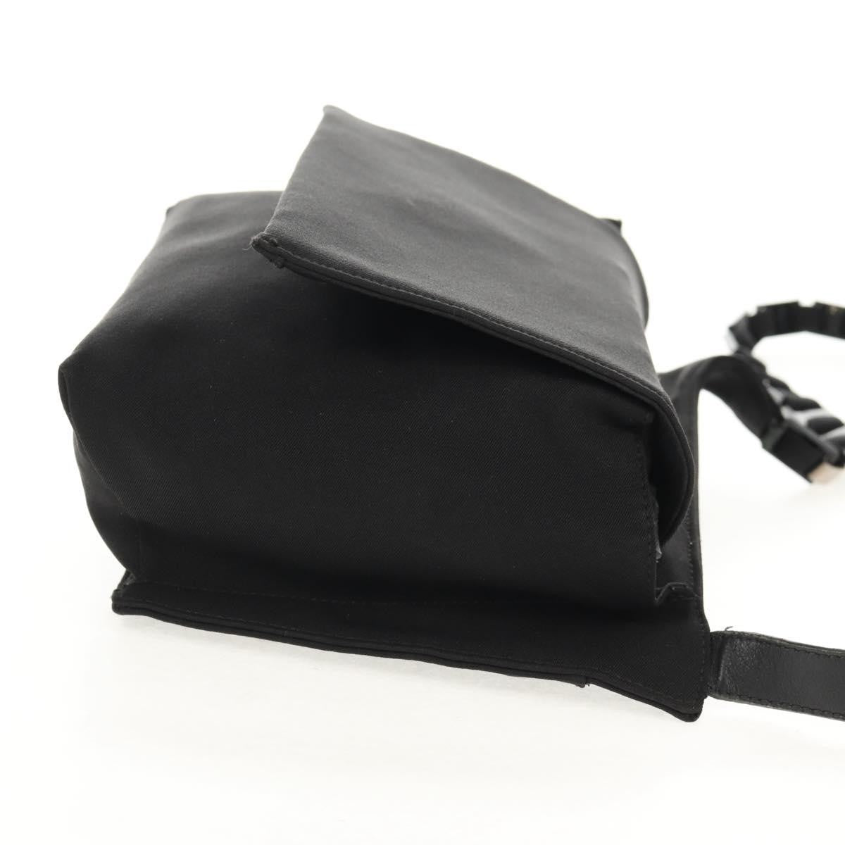 Salvatore Ferragamo Vintage Nylon Black Nylon Shoulder Bag Bag (Pre-Owned)