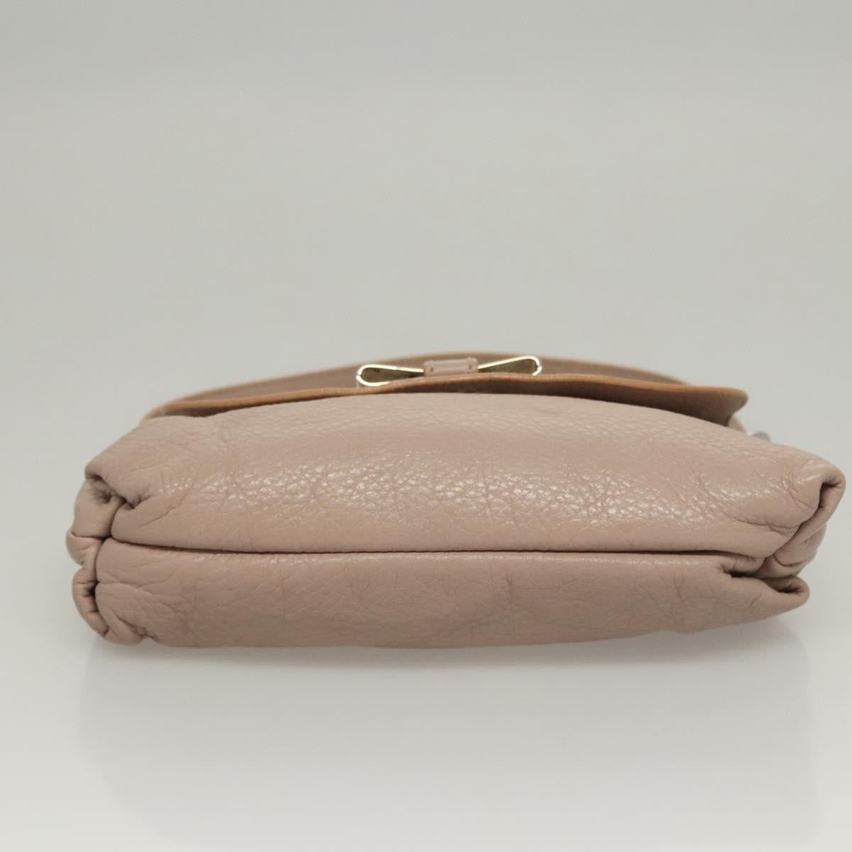 Chloe Lily Leather Pink Leather Handbag (Pre-Owned)