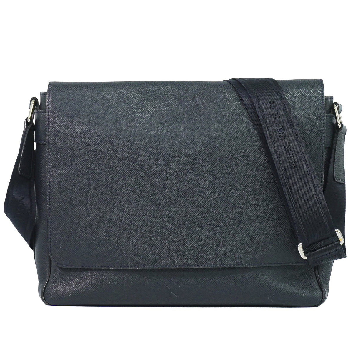 Louis Vuitton Roman Taiga Leather Navy Leather Shoulder Bag Bag (Pre-Owned)