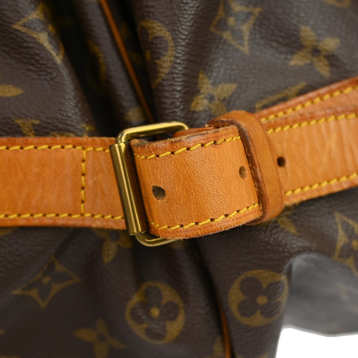 Louis Vuitton Saumur Monogram Canvas Brown Canvas Shoulder Bag Bag (Pre-Owned)