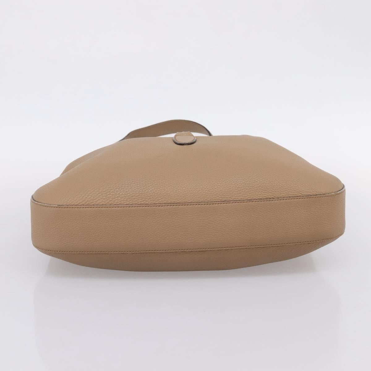Gucci Jackie Soft Hobo Leather Beige Leather Shoulder Bag Bag (Pre-Owned)