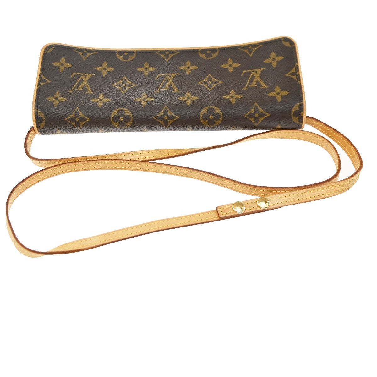 Louis Vuitton Twin Monogram Canvas Brown Canvas Handbag (Pre-Owned)