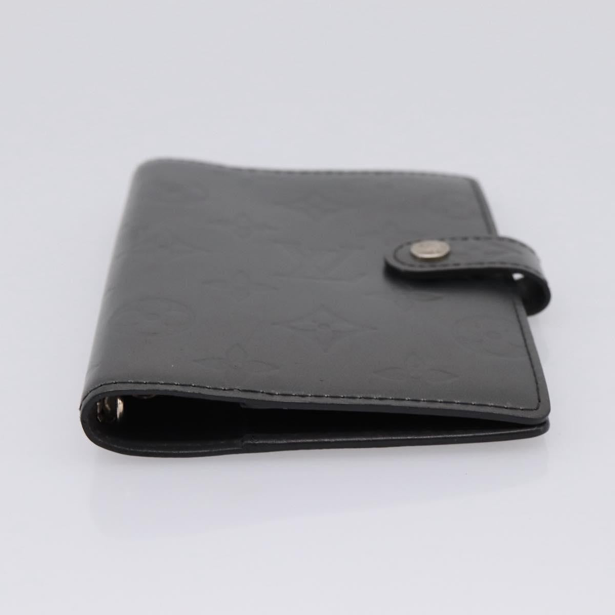 Louis Vuitton Agenda Cover Monogram Empreinte Leather Gray Canvas Wallets Accessory (Pre-Owned)