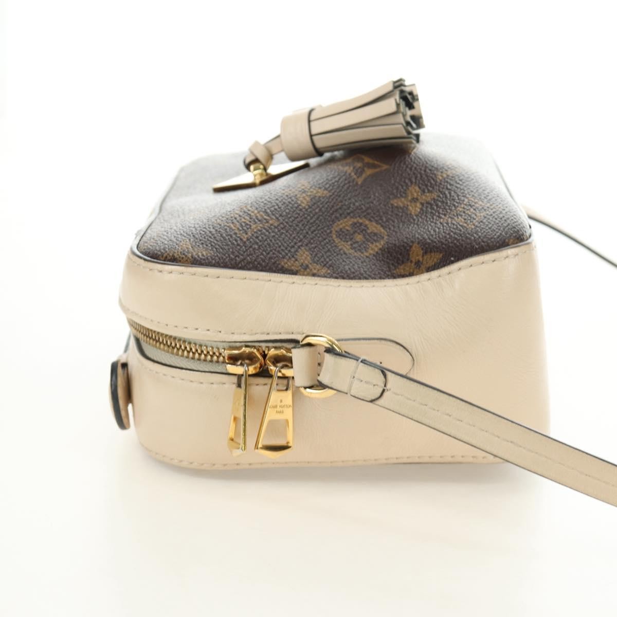 Louis Vuitton Saintonge Monogram Canvas With Leather Brown Canvas Shoulder Bag Bag (Pre-Owned)