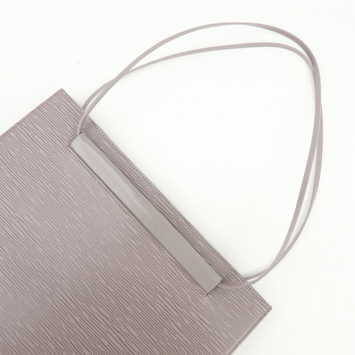 Louis Vuitton Saint Tropez Epi Leather Gray Leather Handbag (Pre-Owned)
