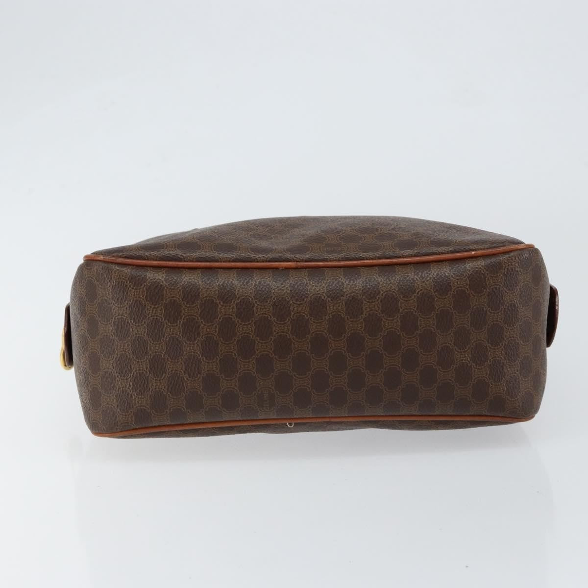 Celine Macadam Macadam With Leather Brown Canvas Handbag (Pre-Owned)