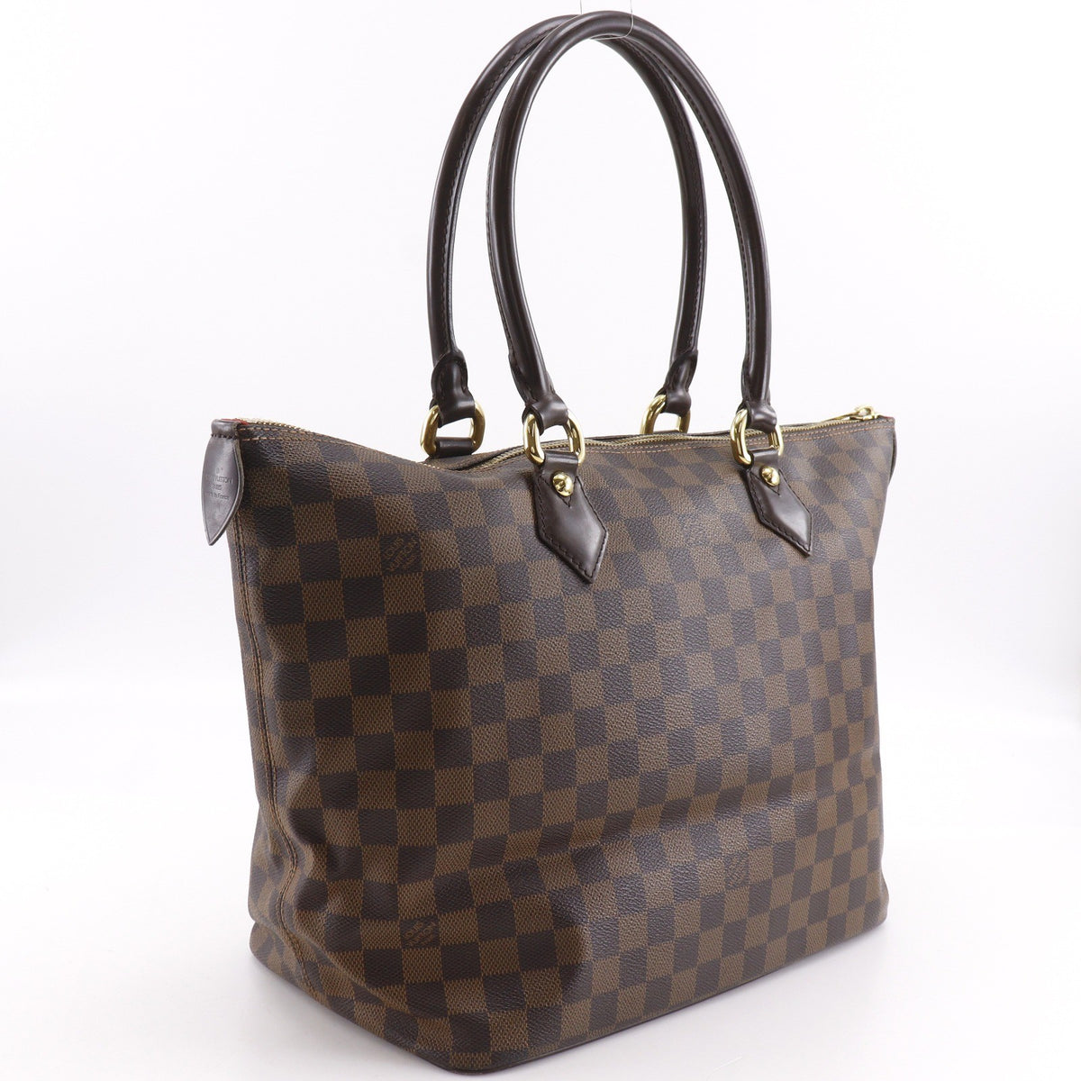 Louis Vuitton Saleya Damier Brown Canvas Tote Bag Bag (Pre-Owned)