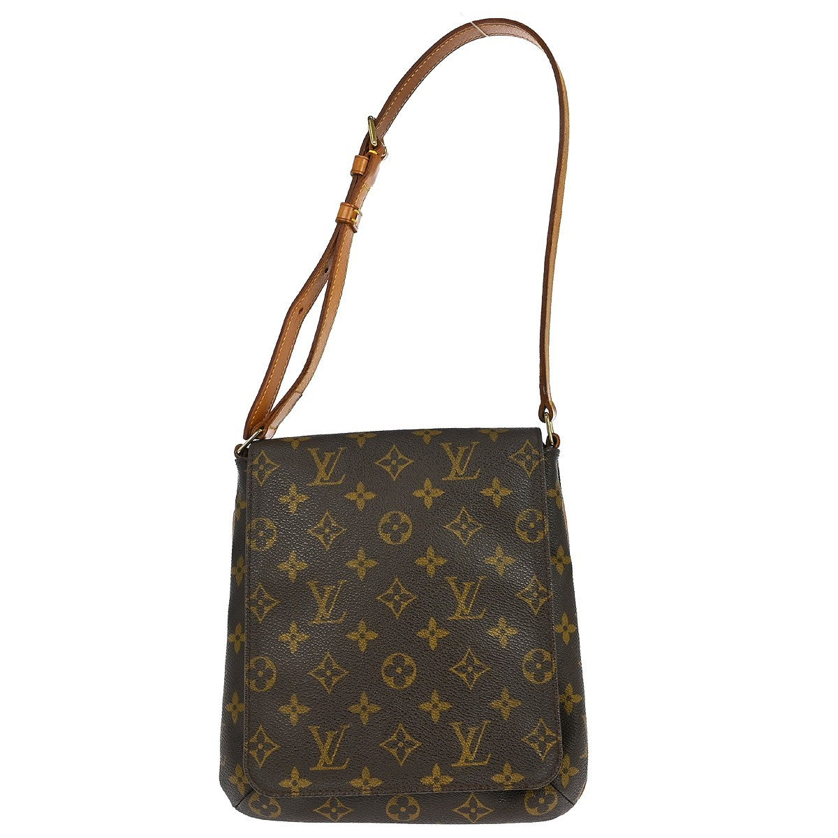 Louis Vuitton Musette Salsa Monogram Canvas Brown Canvas Shoulder Bag Bag (Pre-Owned)